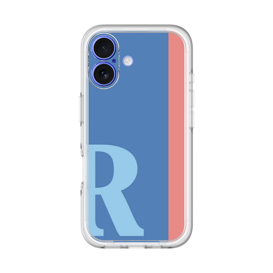 Slim Protection Premium Case［ オリジナル - initial color line - R blue ］