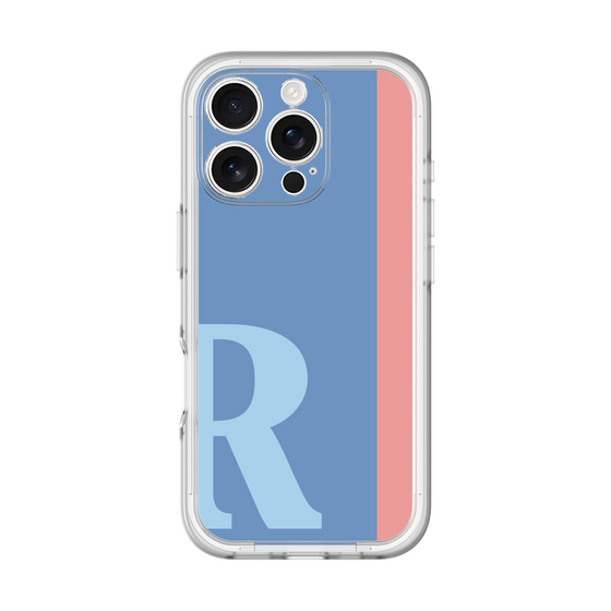 Slim Protection Premium Case［ オリジナル - initial color line - R blue ］