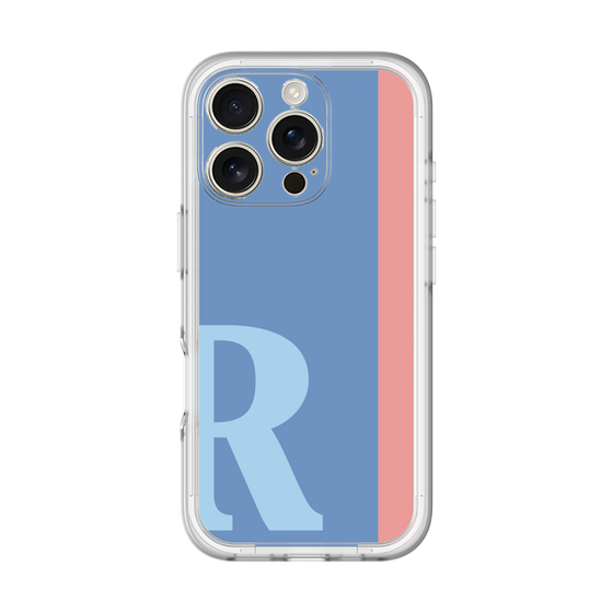 Slim Protection Premium Case［ オリジナル - initial color line - R blue ］