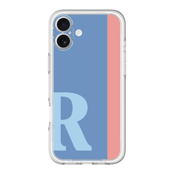 Slim Protection Premium Case［ オリジナル - initial color line - R blue ］