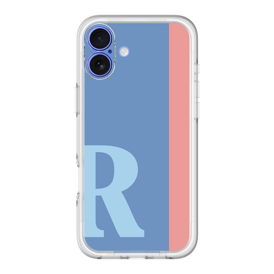 Slim Protection Premium Case［ オリジナル - initial color line - R blue ］