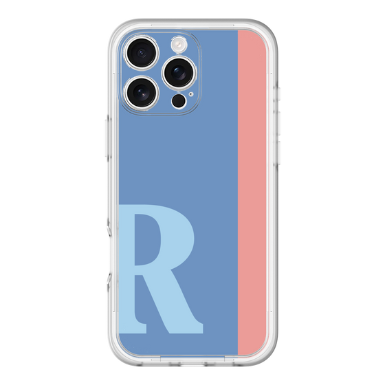Slim Protection Premium Case［ オリジナル - initial color line - R blue ］