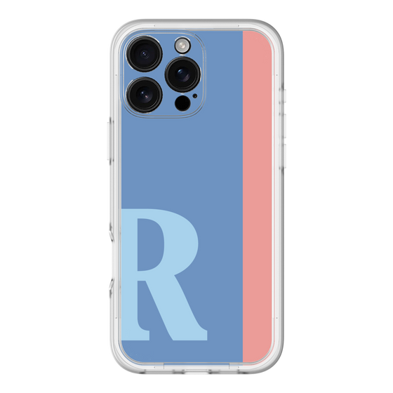 Slim Protection Premium Case［ オリジナル - initial color line - R blue ］