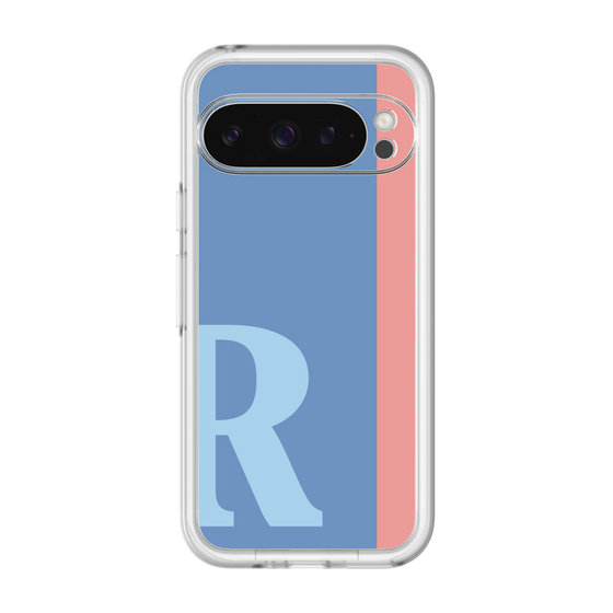 Slim Protection Premium Case［ オリジナル - initial color line - R blue ］