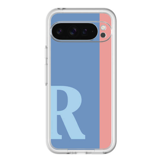 Slim Protection Premium Case［ オリジナル - initial color line - R blue ］