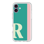Slim Protection Premium Case［ オリジナル - initial color line - R green ］