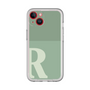 Slim Protection Premium Case［ オリジナル - initial two tone - R green ］