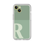 Slim Protection Premium Case［ オリジナル - initial two tone - R green ］