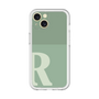 Slim Protection Premium Case［ オリジナル - initial two tone - R green ］