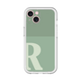 Slim Protection Premium Case［ オリジナル - initial two tone - R green ］
