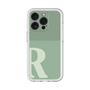 Slim Protection Premium Case［ オリジナル - initial two tone - R green ］