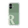 Slim Protection Premium Case［ オリジナル - initial two tone - R green ］