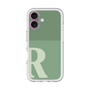 Slim Protection Premium Case［ オリジナル - initial two tone - R green ］