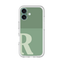 Slim Protection Premium Case［ オリジナル - initial two tone - R green ］