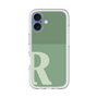 Slim Protection Premium Case［ オリジナル - initial two tone - R green ］