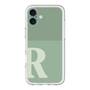 Slim Protection Premium Case［ オリジナル - initial two tone - R green ］