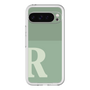 Slim Protection Premium Case［ オリジナル - initial two tone - R green ］