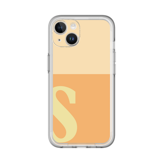 Slim Protection Premium Case［ オリジナル - initial two tone - S orange ］