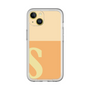 Slim Protection Premium Case［ オリジナル - initial two tone - S orange ］