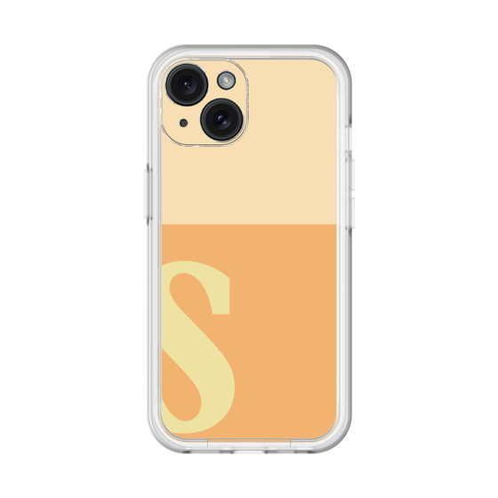 Slim Protection Premium Case［ オリジナル - initial two tone - S orange ］
