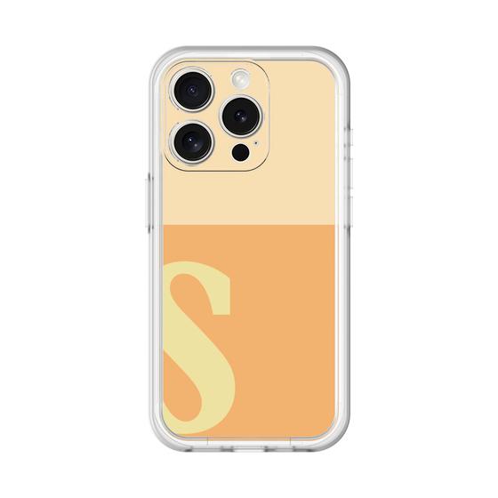 Slim Protection Premium Case［ オリジナル - initial two tone - S orange ］