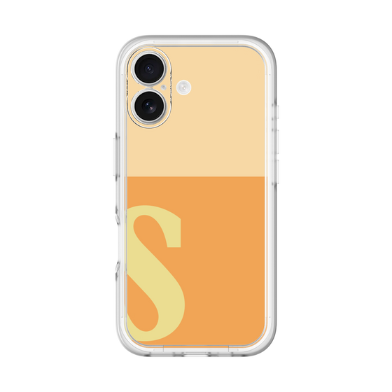 Slim Protection Premium Case［ オリジナル - initial two tone - S orange ］