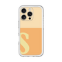 Slim Protection Premium Case［ オリジナル - initial two tone - S orange ］