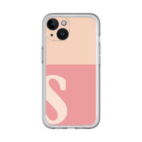 Slim Protection Premium Case［ オリジナル - initial two tone - S pink ］
