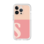 Slim Protection Premium Case［ オリジナル - initial two tone - S pink ］
