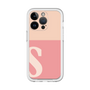 Slim Protection Premium Case［ オリジナル - initial two tone - S pink ］