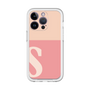 Slim Protection Premium Case［ オリジナル - initial two tone - S pink ］