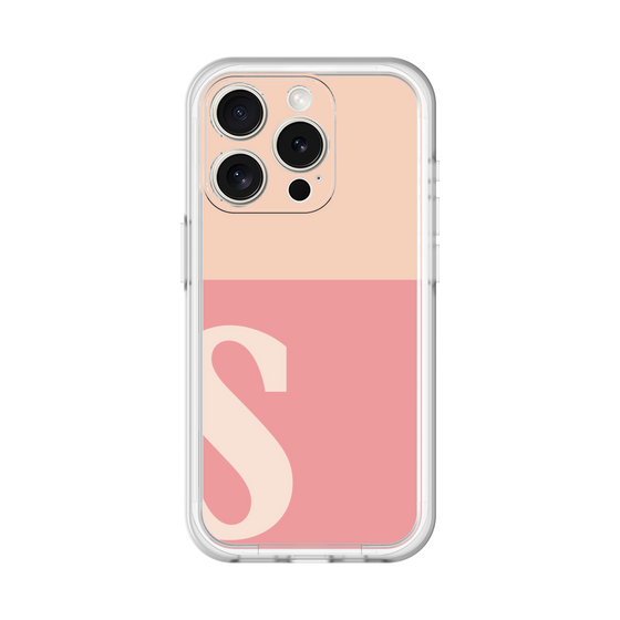 Slim Protection Premium Case［ オリジナル - initial two tone - S pink ］