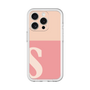 Slim Protection Premium Case［ オリジナル - initial two tone - S pink ］
