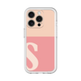 Slim Protection Premium Case［ オリジナル - initial two tone - S pink ］