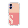 Slim Protection Premium Case［ オリジナル - initial two tone - S pink ］