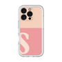 Slim Protection Premium Case［ オリジナル - initial two tone - S pink ］