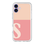 Slim Protection Premium Case［ オリジナル - initial two tone - S pink ］
