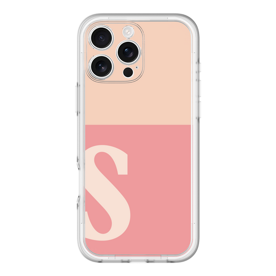 Slim Protection Premium Case［ オリジナル - initial two tone - S pink ］