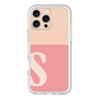 Slim Protection Premium Case［ オリジナル - initial two tone - S pink ］