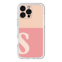 Slim Protection Premium Case［ オリジナル - initial two tone - S pink ］