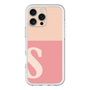 Slim Protection Premium Case［ オリジナル - initial two tone - S pink ］