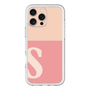 Slim Protection Premium Case［ オリジナル - initial two tone - S pink ］