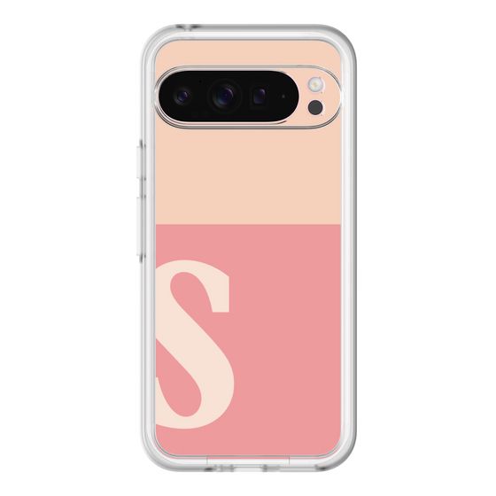 Slim Protection Premium Case［ オリジナル - initial two tone - S pink ］