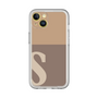 Slim Protection Premium Case［ オリジナル - initial two tone - S brown ］