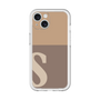 Slim Protection Premium Case［ オリジナル - initial two tone - S brown ］