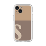 Slim Protection Premium Case［ オリジナル - initial two tone - S brown ］