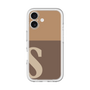 Slim Protection Premium Case［ オリジナル - initial two tone - S brown ］