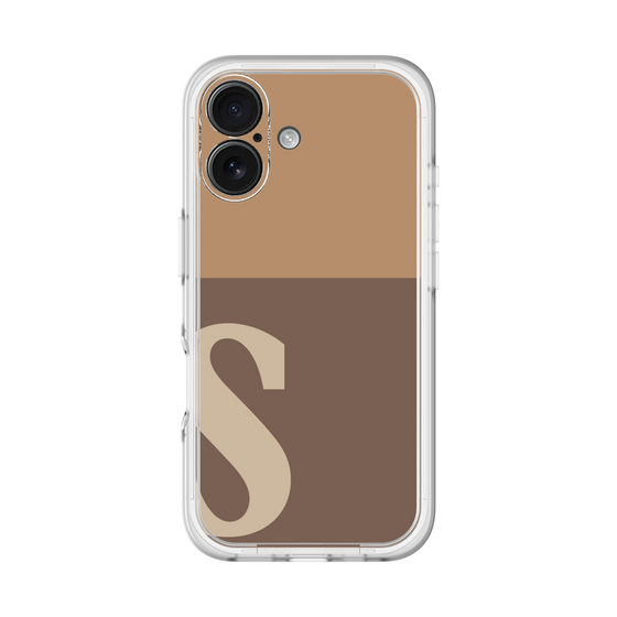 Slim Protection Premium Case［ オリジナル - initial two tone - S brown ］