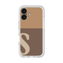 Slim Protection Premium Case［ オリジナル - initial two tone - S brown ］