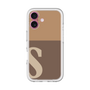 Slim Protection Premium Case［ オリジナル - initial two tone - S brown ］